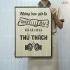 tranh slogan levu001 khong bao gio la that bai tat ca chi la thu thach kich thuoc 40x55cm