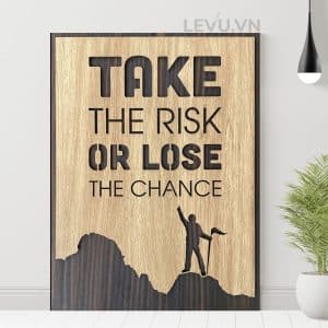 motivational painting levu en02 take the risk or lose the chance 13