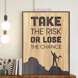 motivational painting levu en02 take the risk or lose the chance 7