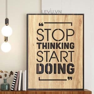 slogan painting levu en03 stop thinking start doing 7