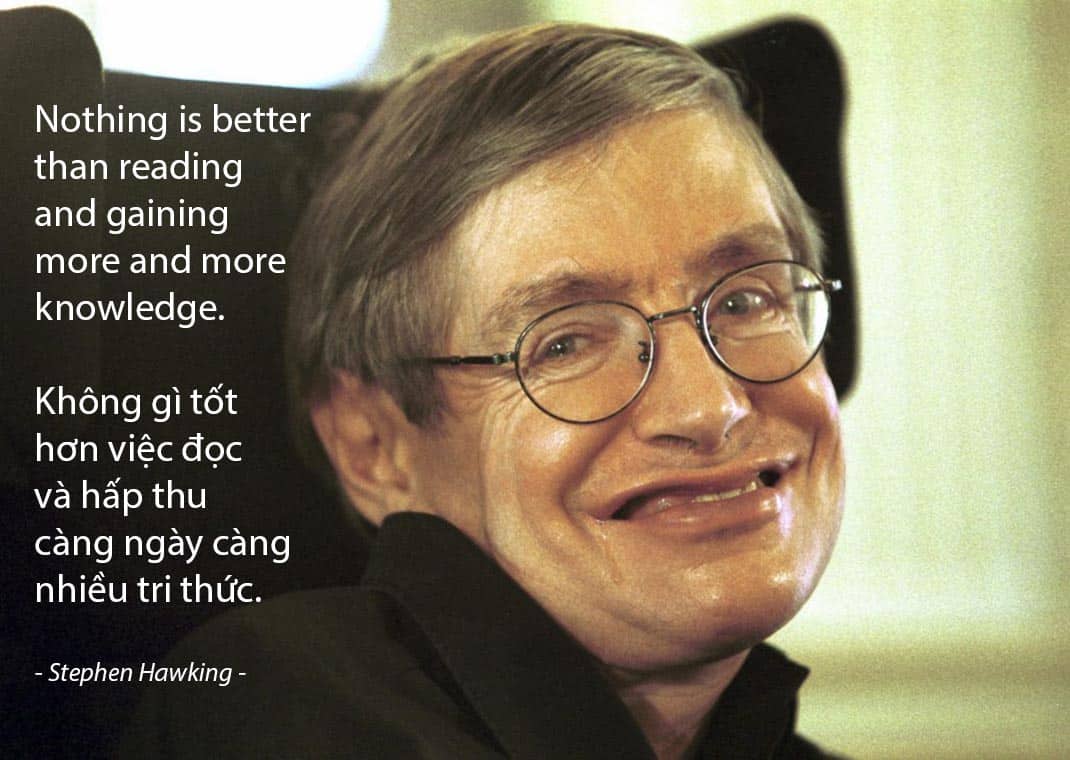 nhung cau noi hay noi tieng cua Stephen Hawking
