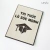 Tranh cổ động học tập LEVU045 