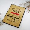Tranh Gỗ Slogan LEVU-EN19 “Difficult roads often lead to beautiful destination”