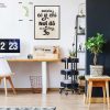 Tranh tạo động lực treo tường trang trí khắc chữ slogan khẩu hiệu bằng gỗ 30x40cm