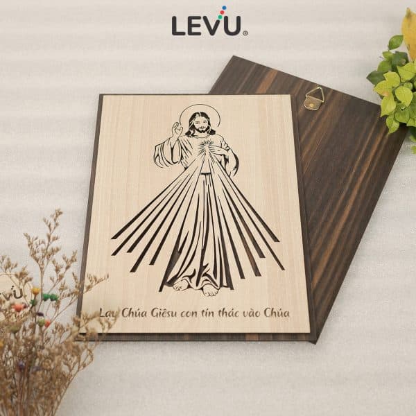Tranh Công Giáo LEVU CG012: Lạy Chúa Giêsu con tín thác vào Chúa