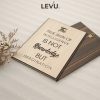 Tranh khẩu hiệu tiếng Anh LEVU EN25: The true sign of intelligence is not knowledge but imagination