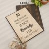 Tranh khẩu hiệu tiếng Anh LEVU EN25: The true sign of intelligence is not knowledge but imagination
