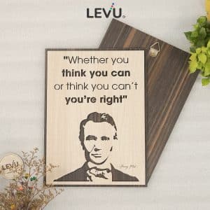 tranh slogan henry ford levu nt16 whether you think you can or think you cant youre right 6