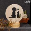 Đèn ngủ để bàn trang trí 3D thiết kế mới sáng tạo đột phá LEVU-DNV01