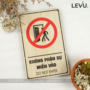 bang khong phan su mien vao bang go dan tuong do not enter levu bg30 2