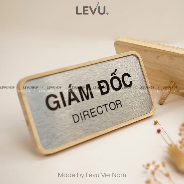 Biển gỗ để bàn giám đốc, bảng chức danh giám đốc director