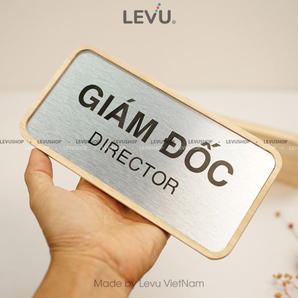 Biển gỗ để bàn giám đốc, bảng chức danh giám đốc director