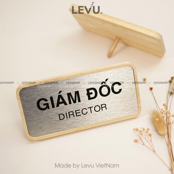 Biển gỗ để bàn giám đốc, bảng chức danh giám đốc director