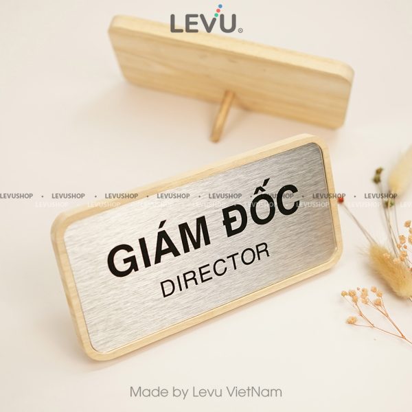 Biển gỗ để bàn giám đốc, bảng chức danh giám đốc director