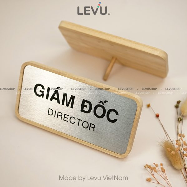 Biển gỗ để bàn giám đốc, bảng chức danh giám đốc director