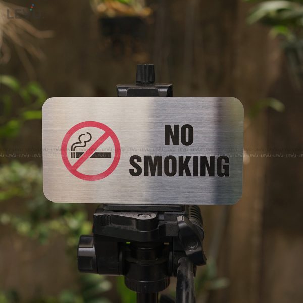 Bảng inox no smoking (cấm hút thuốc) LEVU IN05 - Hình ảnh 8