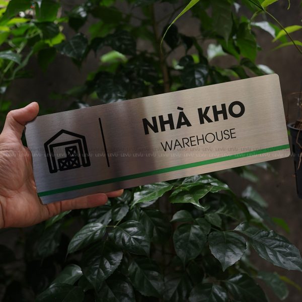 Bảng inox tên nhà kho LEVU INB04 warehouse - Hình ảnh 8