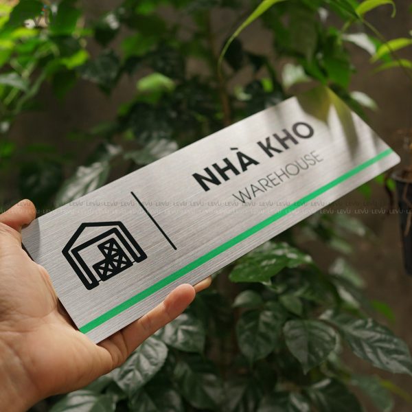 Bảng inox tên nhà kho LEVU INB04 warehouse - Hình ảnh 6