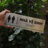 Bảng inox tên nhà vệ sinh LEVU INB05 toilet