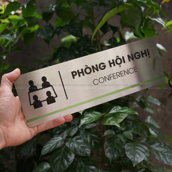 Bảng inox tên phòng hội nghị LEVU INB11 conference - Hình ảnh 7