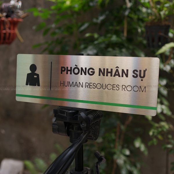 Bảng inox tên phòng nhân sự LEVU INB19 human resouces room - Hình ảnh 10