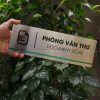 Bảng inox tên phòng văn thư LEVU INB23 document store