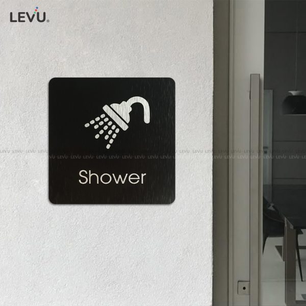 Bảng chỉ dẫn vòi sen "Shower" alu đen LEVU ALD-BG53 - Hình ảnh 4