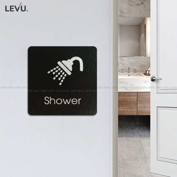 Bảng chỉ dẫn vòi sen "Shower" alu đen LEVU ALD-BG53 - Hình ảnh 3