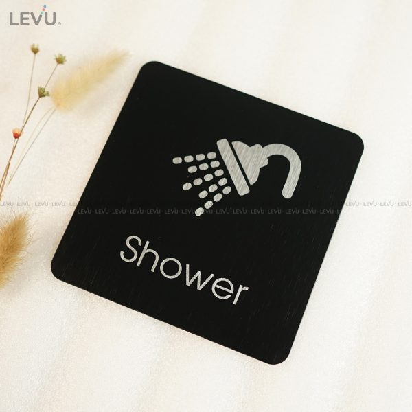 Bảng chỉ dẫn vòi sen "Shower" alu đen LEVU ALD-BG53 - Hình ảnh 2