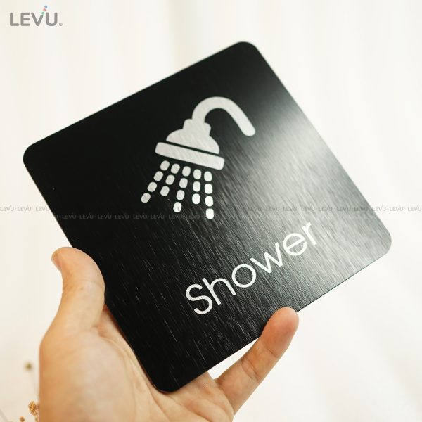 Bảng chỉ dẫn vòi sen "Shower" alu đen LEVU ALD-BG53 - Hình ảnh 5
