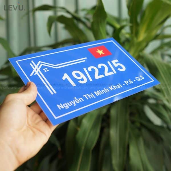 Biển số nhà mica decor nội dung theo yêu cầu LEVU MCSN02 - Hình ảnh 9
