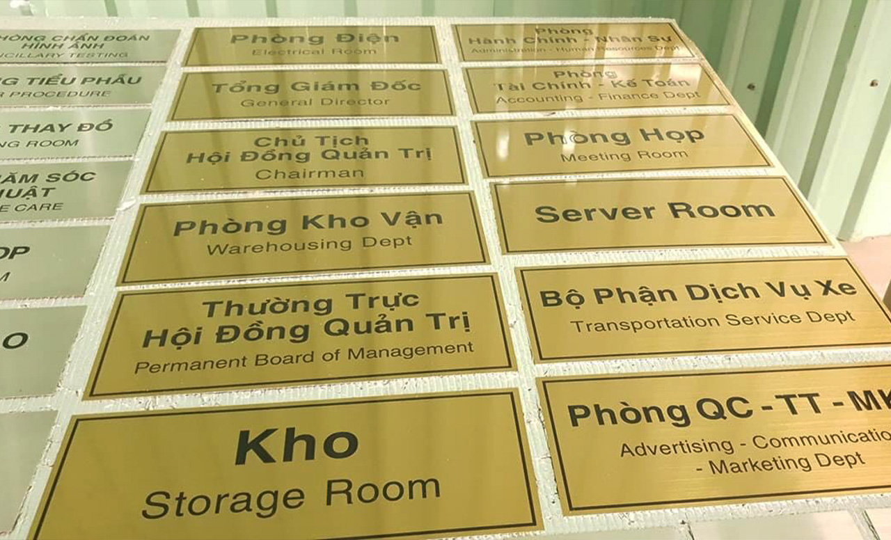 5 Ưu điểm khi làm bảng số nhà bằng inox