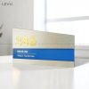 Bảng số nhà alu bạc xước chữ nổi mica gương vàng cao cấp ALSN07