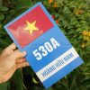 Bảng số nhà alu xanh hình lá cờ mica nổi 3D thiết kế sáng tạo LEVU ALSN10