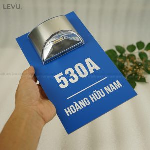 Bảng số nhà Led năng lượng mặt trời LEDSN02