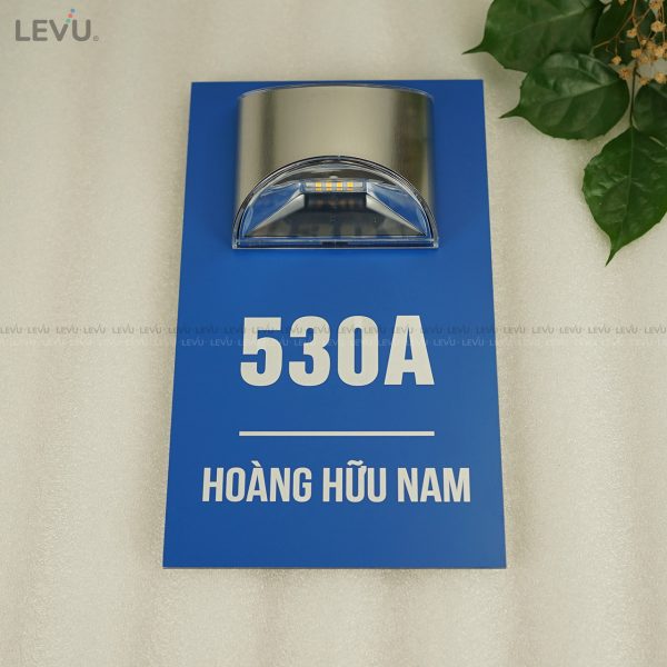 Bảng số nhà Led năng lượng mặt trời LEDSN02 - Hình ảnh 3