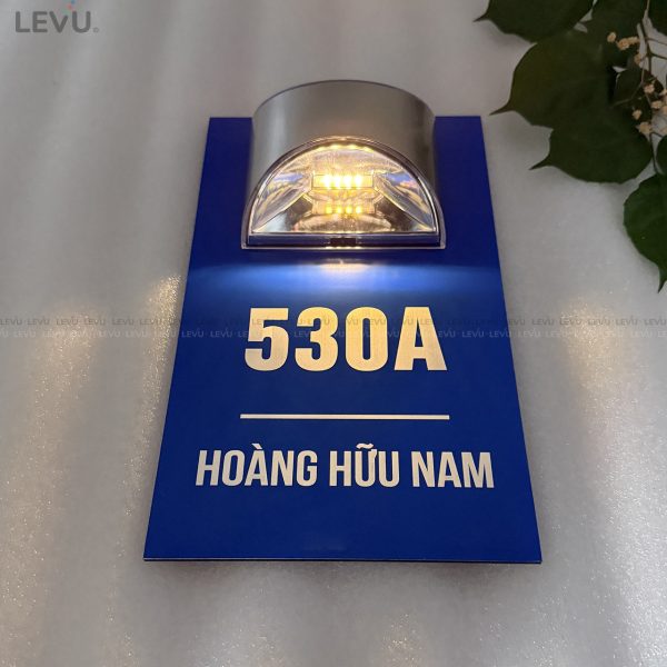 Bảng số nhà Led năng lượng mặt trời LEDSN02 - Hình ảnh 4
