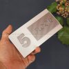 Biển hiệu số tầng alu bạc xước chữ nổi mica trang trí cao cấp LEVU BGST07