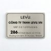 Biển số nhà tên công ty inox 304 ăn mòn cao cấp INSN04