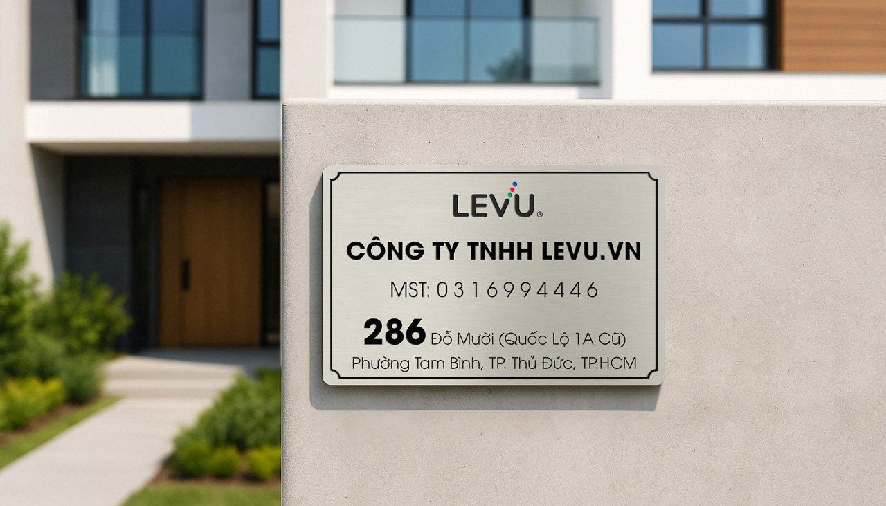 Biển số nhà tên công ty inox 304 ăn mòn cao cấp INSN04