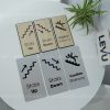Bảng chỉ dẫn trang trí cầu thang LEVU BG78