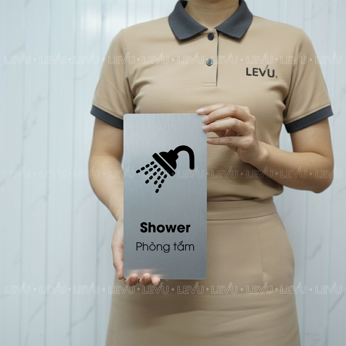 bang hieu trang tri cua phong tam shower levu bg79 4 Bảng hiệu trang trí cửa phòng tắm shower LEVU BG79 chất liệu nhôm alu in uv
