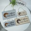 Bảng hiệu treo trang trí quán coffee take alway LEVU BG74