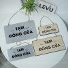 Bảng treo cửa 2 mặt tạm đóng cửa LEVU BG72