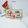 Biển Báo Cấm Mời Vé Số LEVU BG86 - Giải Pháp Lịch Sự Cho Quán Ăn, Nhà Hàng