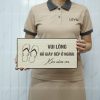 bien bao vui long bo giay dep o ngoai dan cua trang tri levu bg98 7 Biển báo vui lòng bỏ giày dép ở ngoài dán cửa trang trí LEVU BG98 bằng gỗ khắc laser