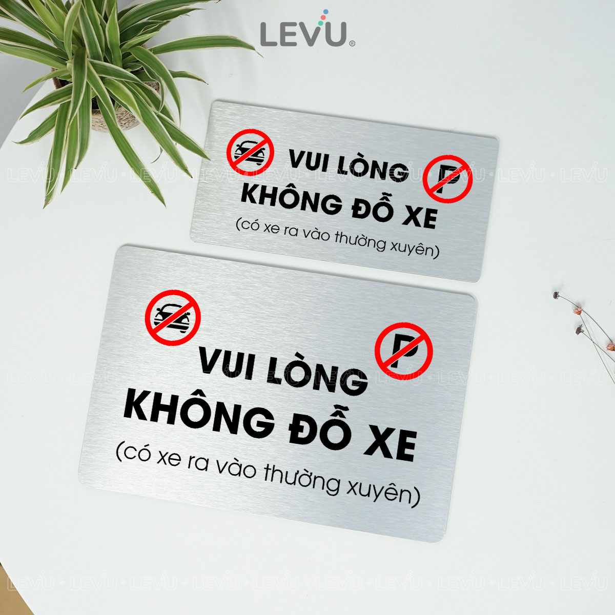 bien bao vui long khong do xe bang hieu khu vuc cam dau xe levu bg83 1 Biển báo vui lòng không đỗ xe, bảng hiệu khu vực cấm đậu xe LEVU BG83 - Ảnh 12