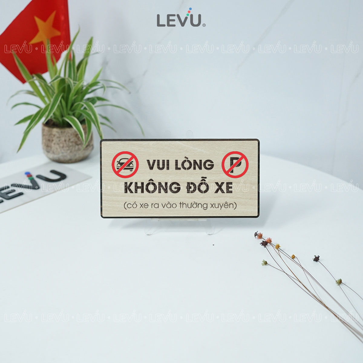 bien bao vui long khong do xe bang hieu khu vuc cam dau xe levu bg83 12 Biển báo vui lòng không đỗ xe, bảng hiệu khu vực cấm đậu xe LEVU BG83 - Ảnh 8