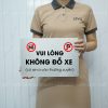 bien bao vui long khong do xe bang hieu khu vuc cam dau xe levu bg83 2 Biển báo vui lòng không đỗ xe, bảng hiệu khu vực cấm đậu xe LEVU BG83 chất liệu nhôm alu in uv