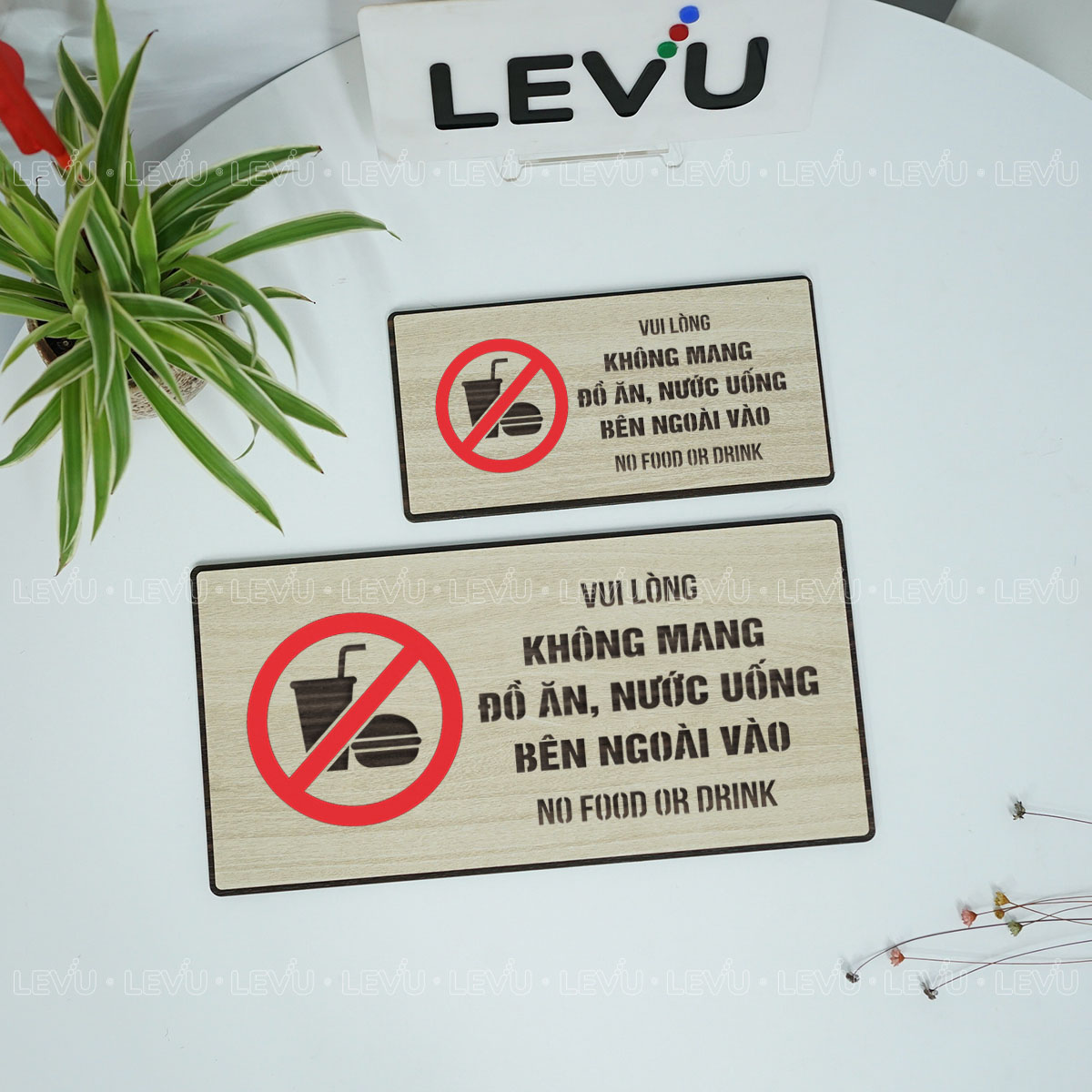 bien bao vui long khong mang do an ben ngoai vao levu bg87 11 Biển báo vui lòng không mang đồ ăn bên ngoài vào LEVU BG87 - Ảnh 5